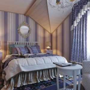 Provence stil u unutrašnjosti spavaće sobe - moderan rješenje