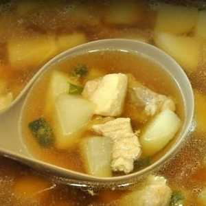 Supa sa mesom: recept sa patlidžanom i rebra