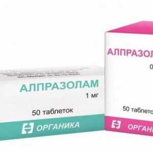 Umirujuće droge "alprazolam": uputstva za upotrebu