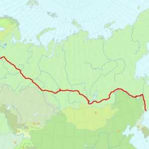 Trans-Siberian pruge. Pravcu zgrade Trans-priča