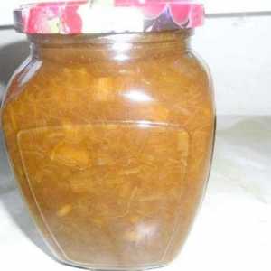 Rabarbara džem: recept s narančom u multivarka sa fotografijama