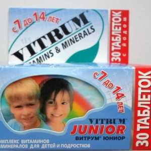 "Vitrum Junior": mišljenja, uputstva za upotrebu, sastav