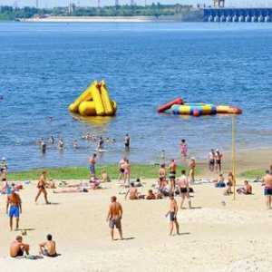 Volgograd: plažama. Volgograd, plaža "dabar"
