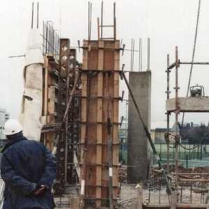 Betonski stubovi i njihovu izgradnju, posebno
