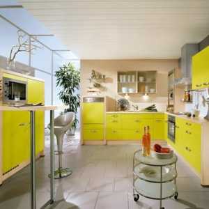 Žuta kuhinja - na sunčanom otoku u vašem stanu